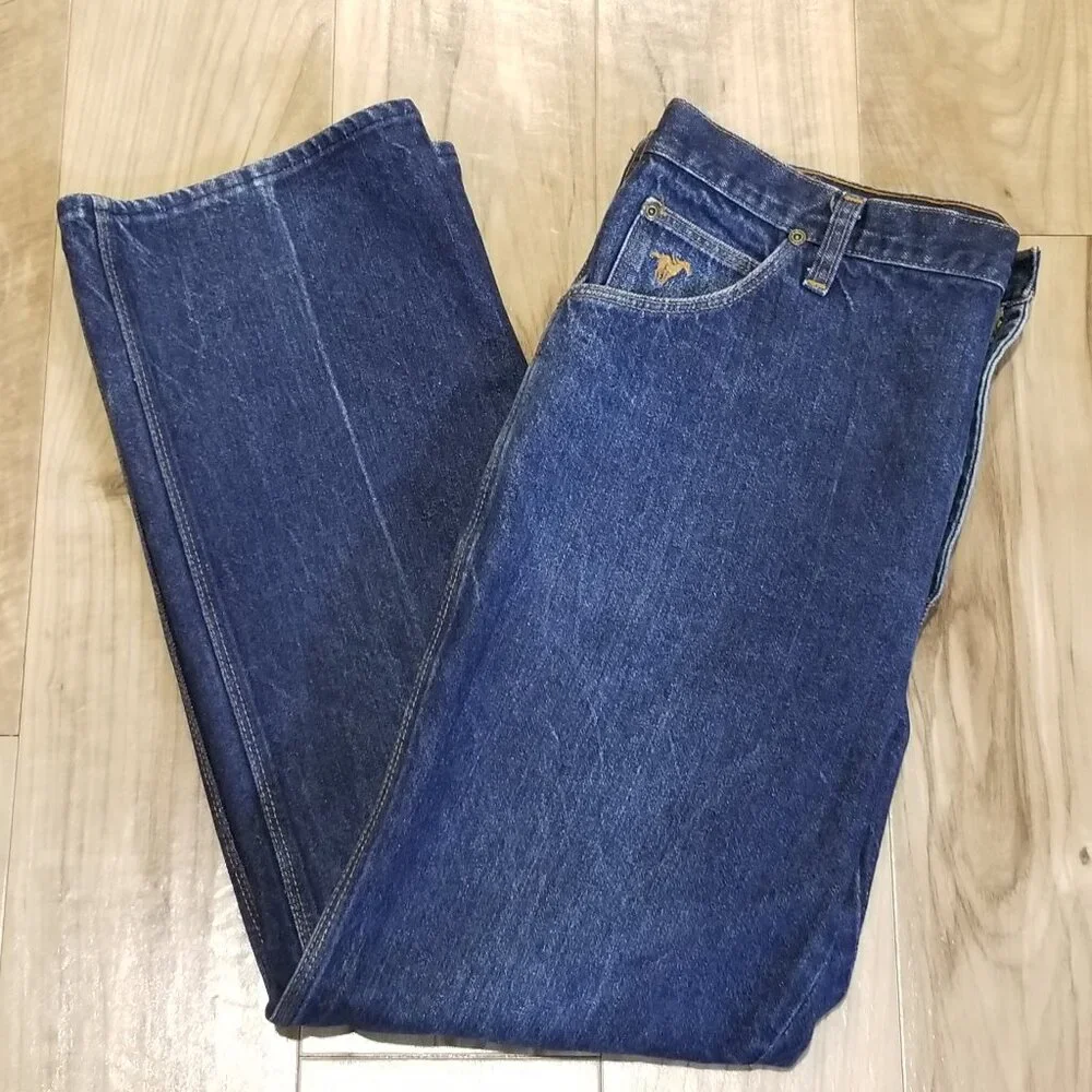 RARE Wrangler Cowboy Dress Jeans 36x30 Mens 80s Vintage